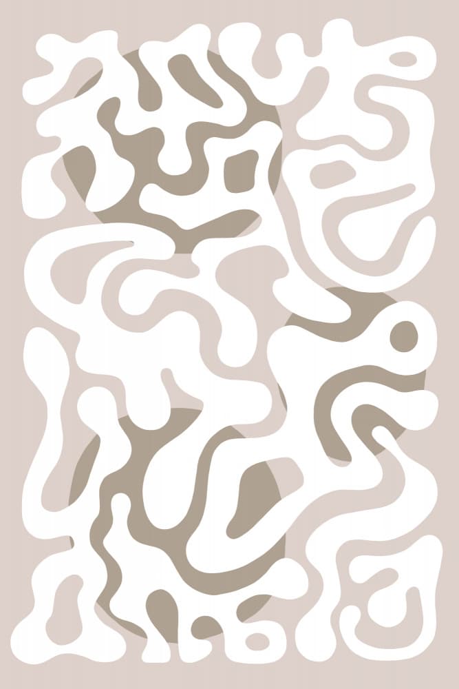 Fluid Organic Shapes by Melanie Viola — canvas wall art
