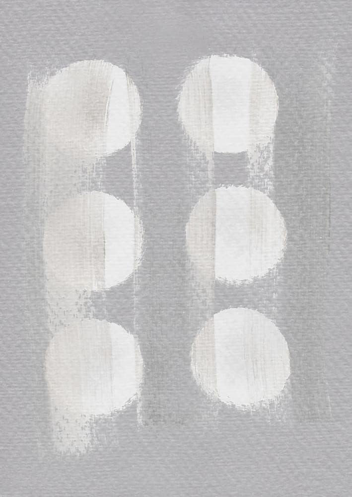 Soft Abstract Circles by Santhosh ch — canvas wall art