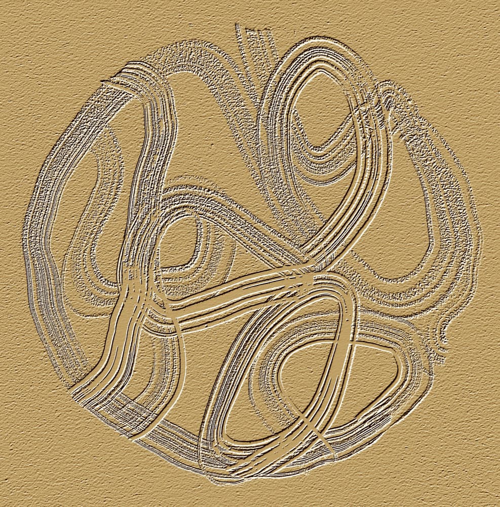 Flowing Organic Lines by Santhosh ch — canvas wall art