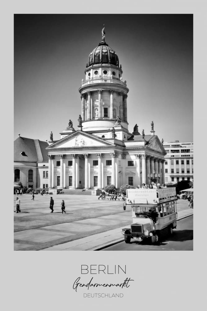 Grand Gendarmenmarkt Berlin by Melanie Viola — canvas wall art
