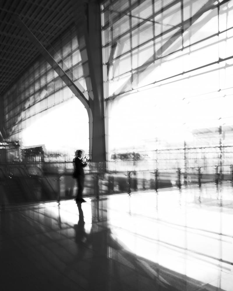 Urban Motion Silhouette by Wanjae Choi — canvas wall art