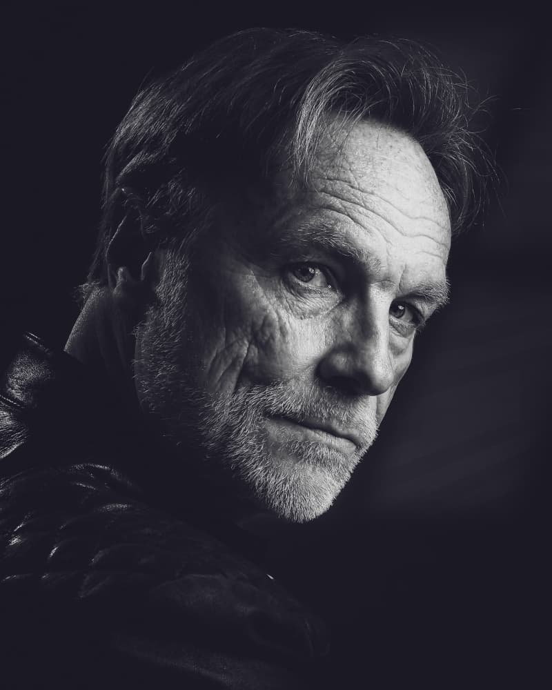 Elder Man's Intense Gaze by Stefan Eisele — canvas wall art