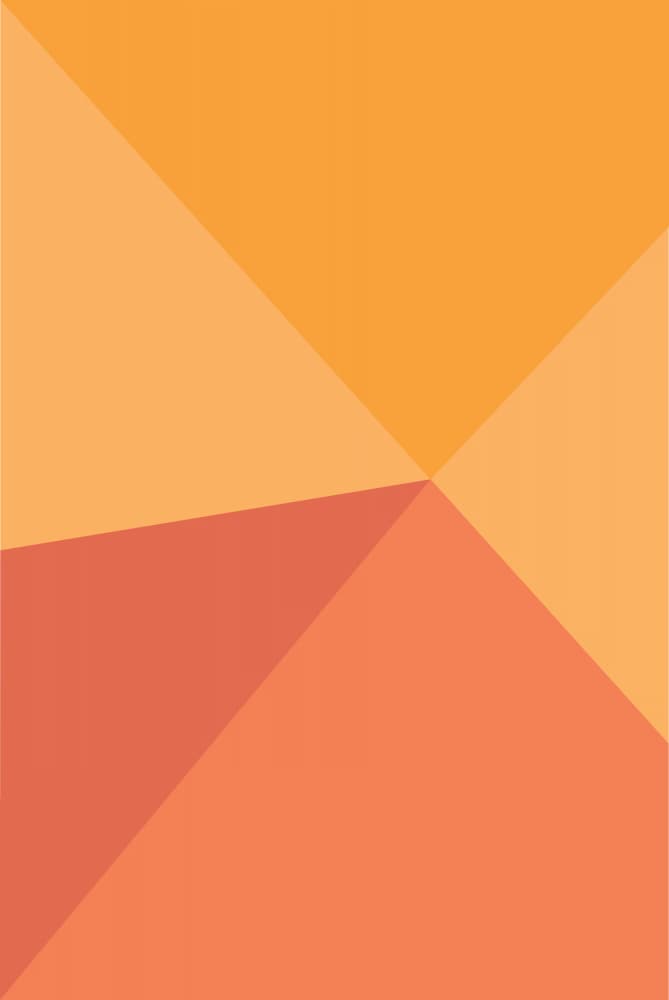 Warm Geometric Shapes by Oju Design — canvas wall art