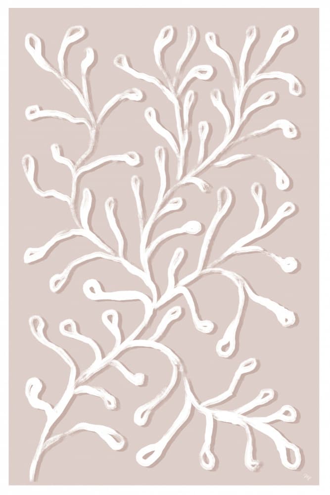 Delicate Botanical Flow by Martina — canvas wall art