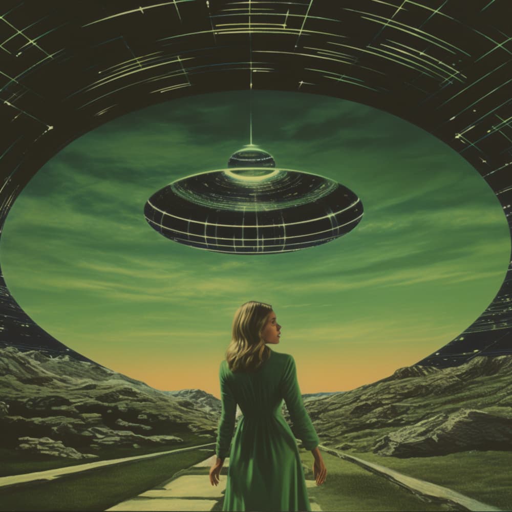 Mysterious Portal Encounter by Samantha Hearn — canvas wall art