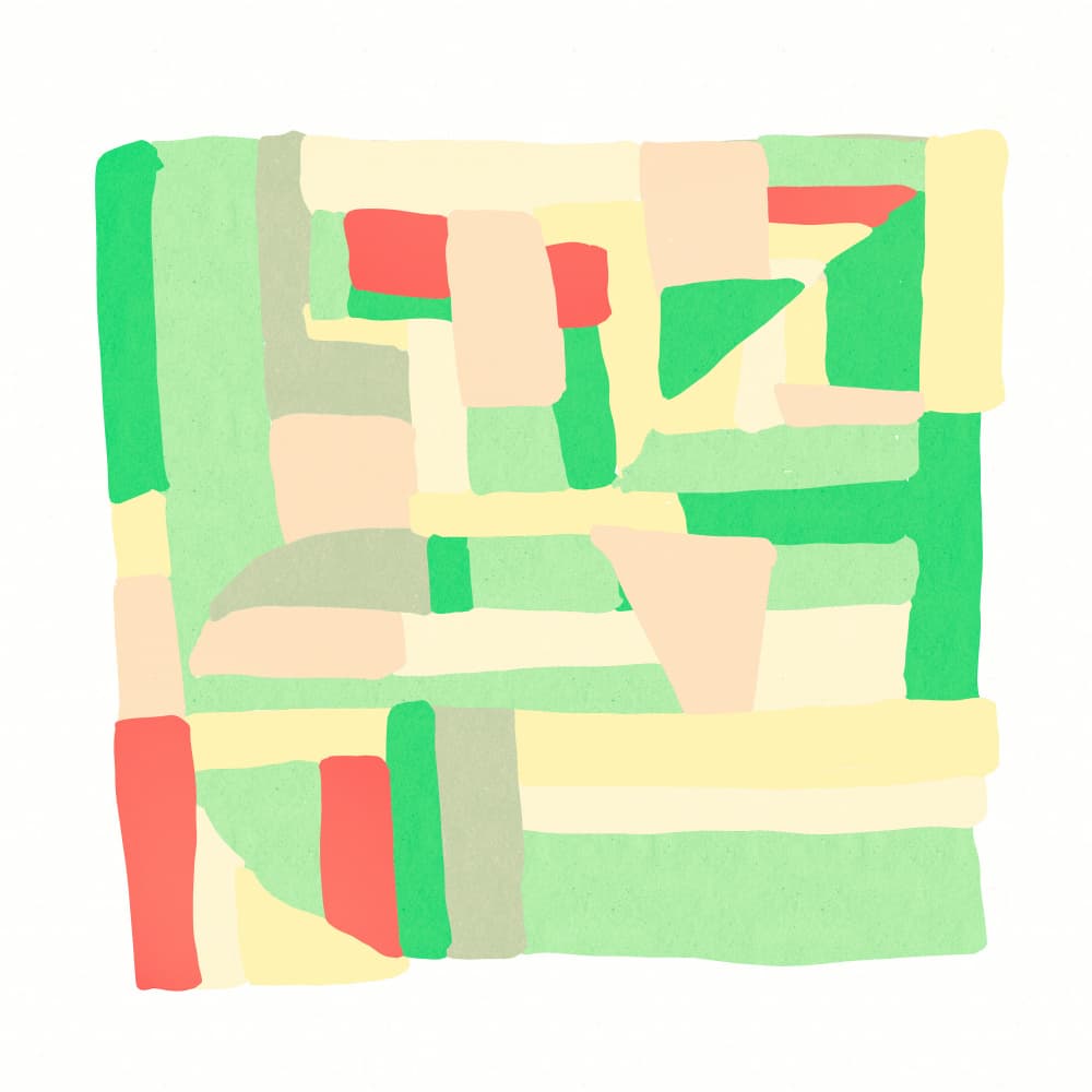 Vibrant Color Block Design by Sharyn Bursic — canvas wall art