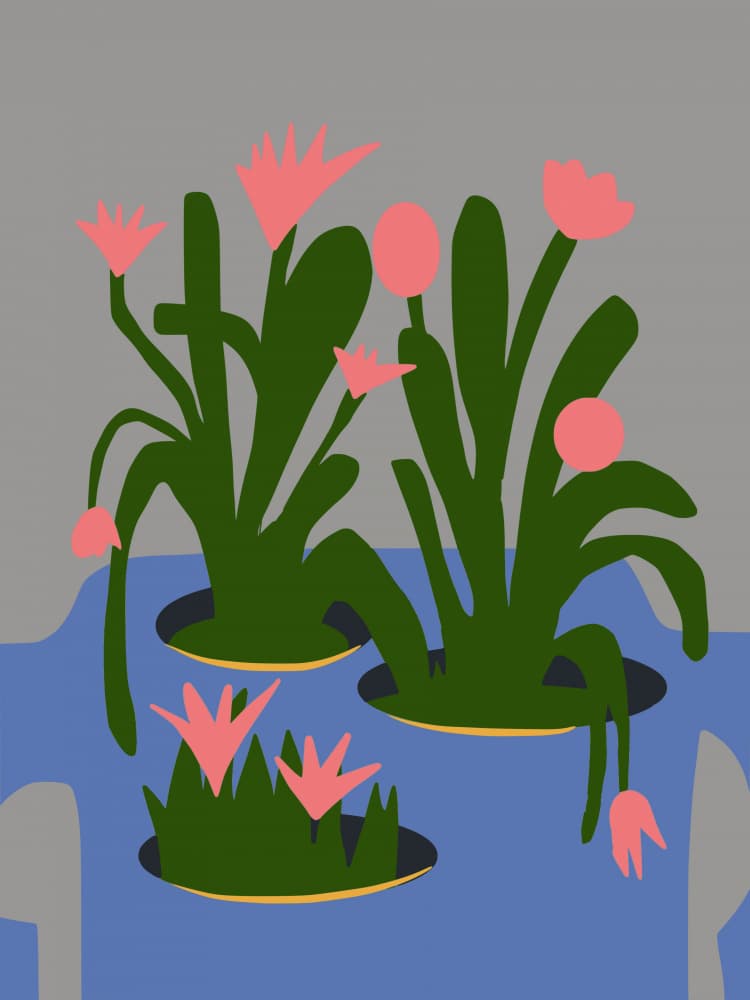 Modern Abstract Botanicals by Little Dean — canvas wall art