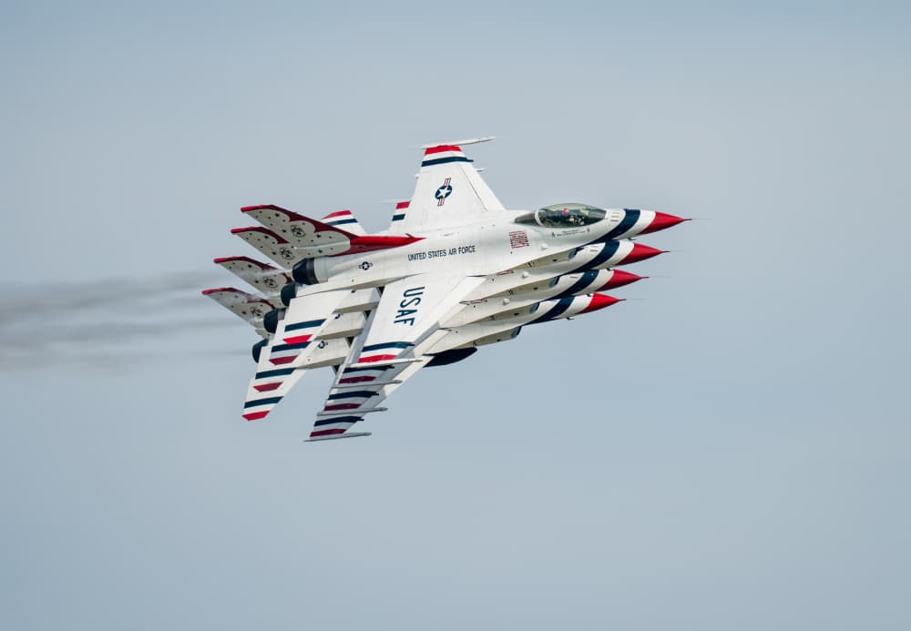 Precision Jet Formation by Ken Liang — canvas wall art