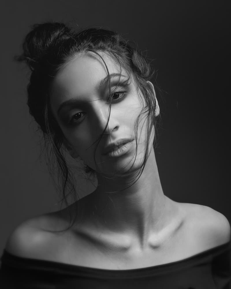 Dark Beauty Portrait by Shizuo Shiki — canvas wall art