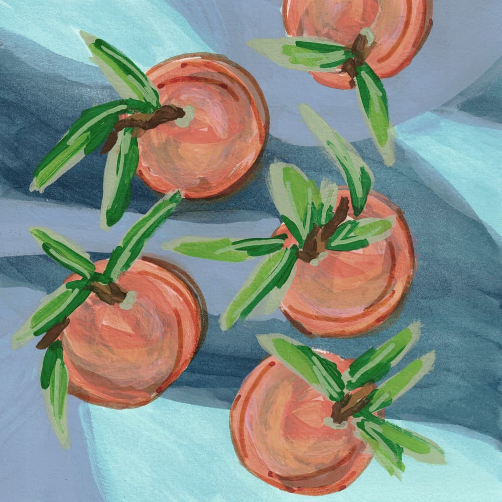 Fresh Orange Still Life by Lori Ann Folz — canvas wall art