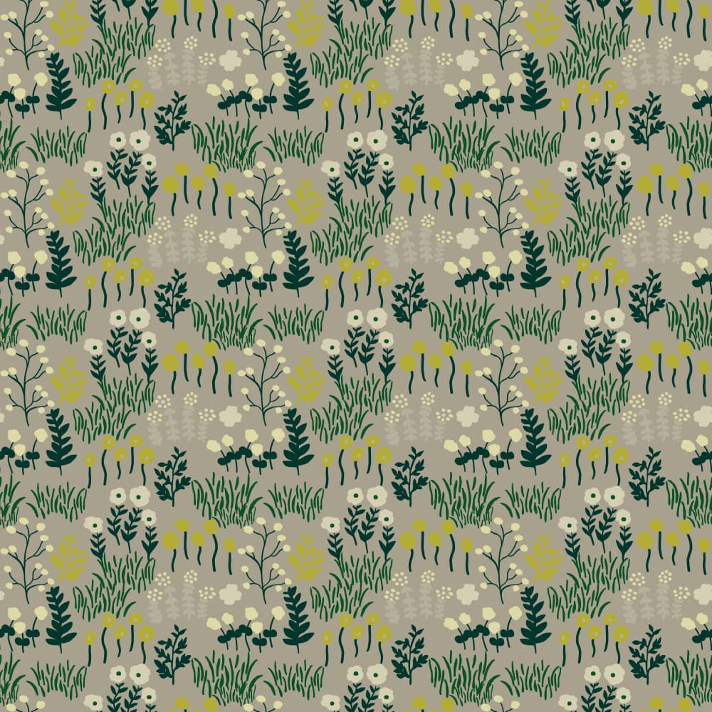 Wildflower Meadow Pattern by Gemma Bardot — canvas wall art