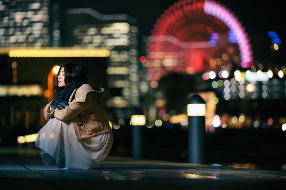 Pensive City Night by Daisuke Kiyota — canvas wall art