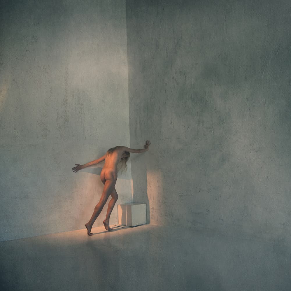 Solitary Figure In Corner by Yaroslav Vasiliev-Apostol — canvas wall art