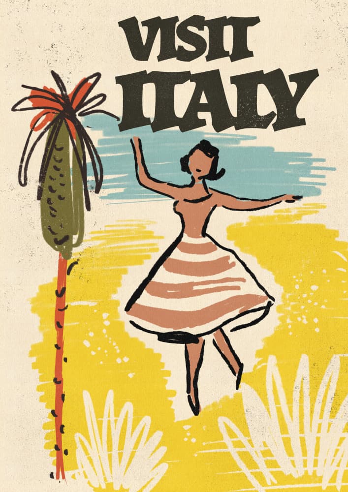 Joyful Italian Summer by Nicholas — canvas wall art