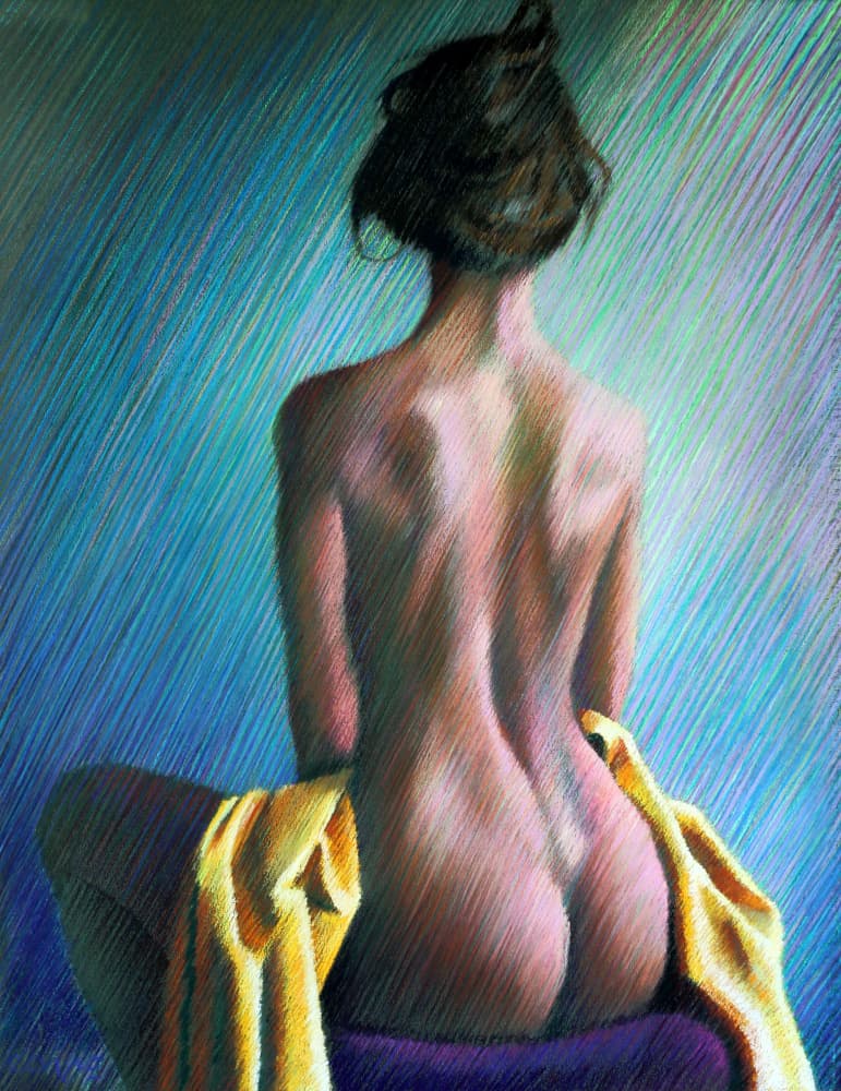Nude 01 (2012) by Corné Akkers — canvas wall art