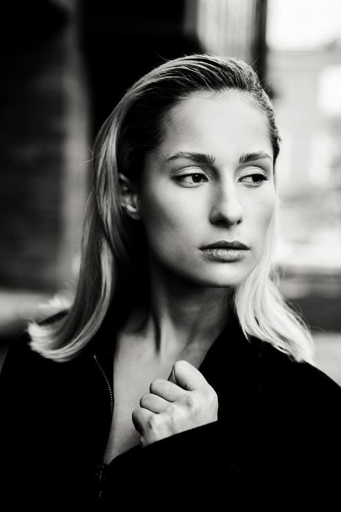 Pensive Gaze Portrait by Photographer — canvas wall art