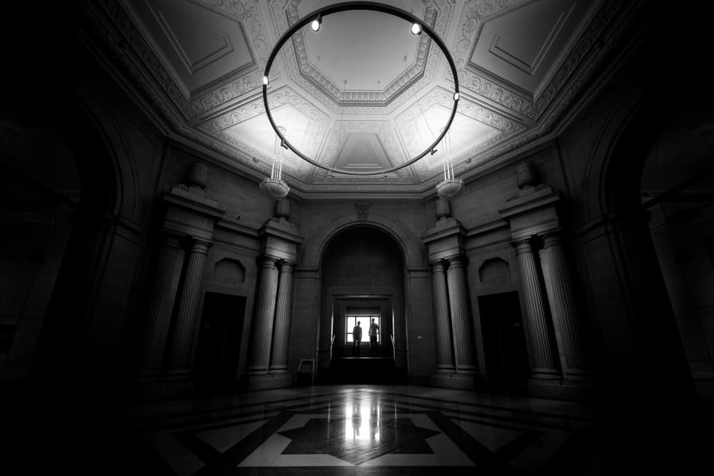 Grand Hallway Light by Michiko Ôtomo — canvas wall art