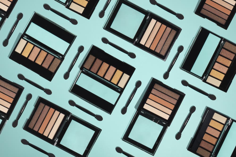 Beauty Palette Pattern by Julia Ramiro — canvas wall art