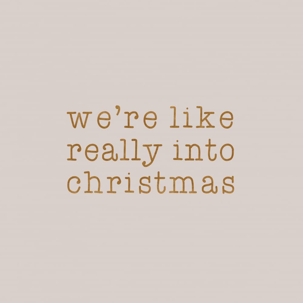 Really Into Christmas by Orara Studio — canvas wall art