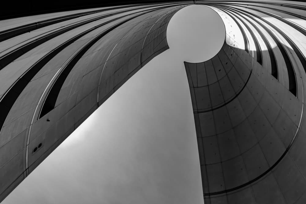 Curved Concrete Ascent by Sasaki Makoto — canvas wall art
