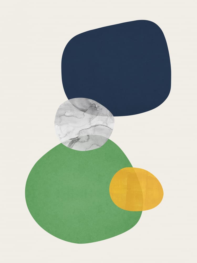 Organic Abstract Composition by Vitor Costa — canvas wall art