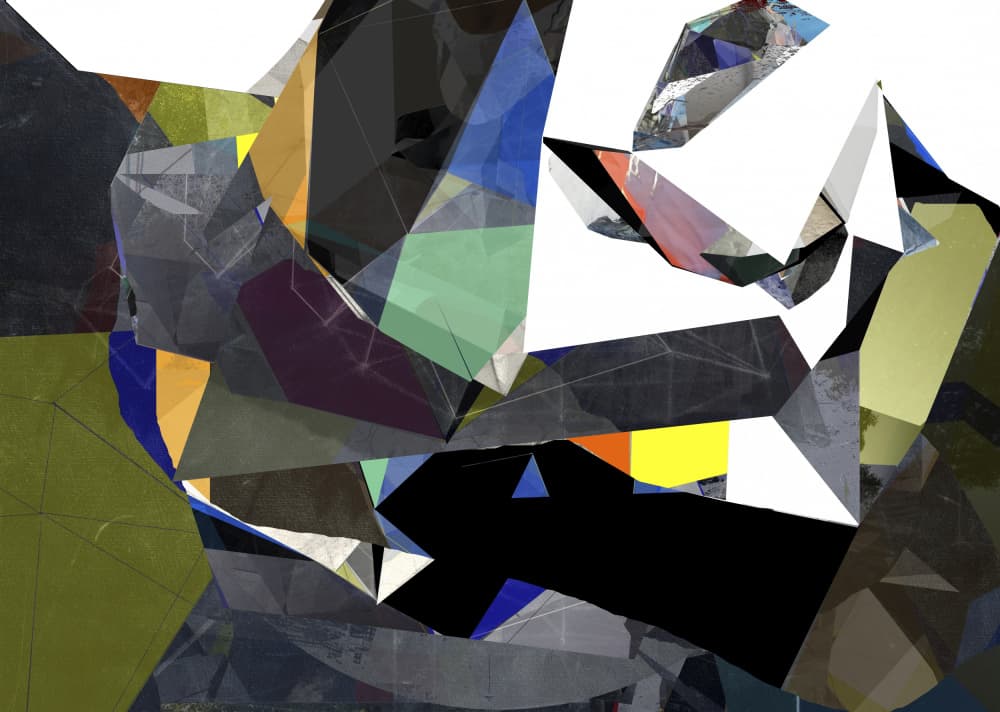 Dynamic Geometric Abstract by Stefan Fransson — canvas wall art