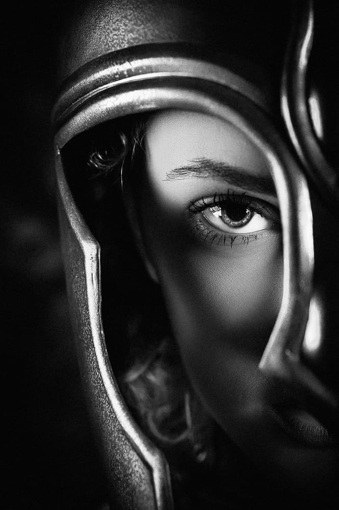 Warrior's Gaze by Ruslan Bolgov — canvas wall art