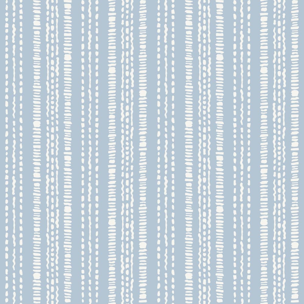 Soft Blue Vertical Lines by Alexandra Weise — canvas wall art