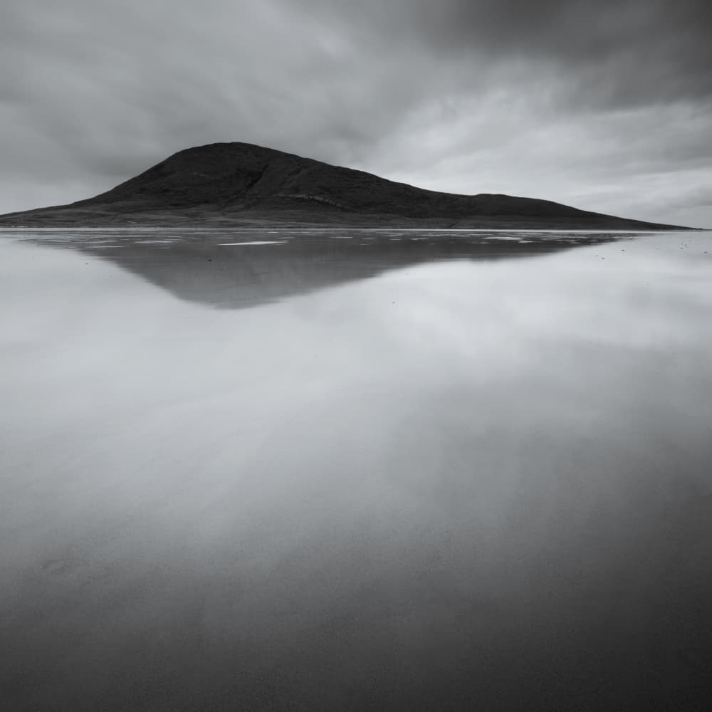 Moody Mountain Reflection by Robert Bolton — canvas wall art