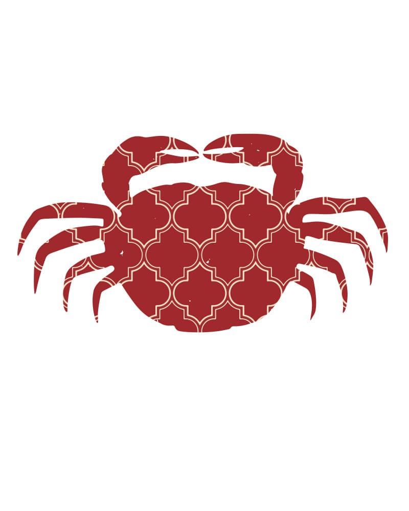 Moroccan Red Crab by Emiliano Deificus — canvas wall art