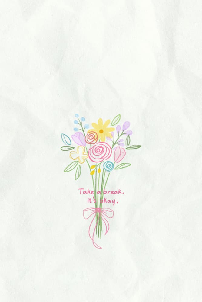 Pastel Bouquet Quote by Xuan Thai — canvas wall art