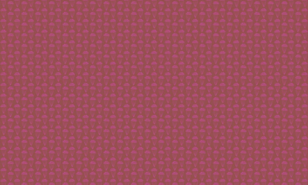 Berry Red Pattern by Yvonne Gustafsson — canvas wall art