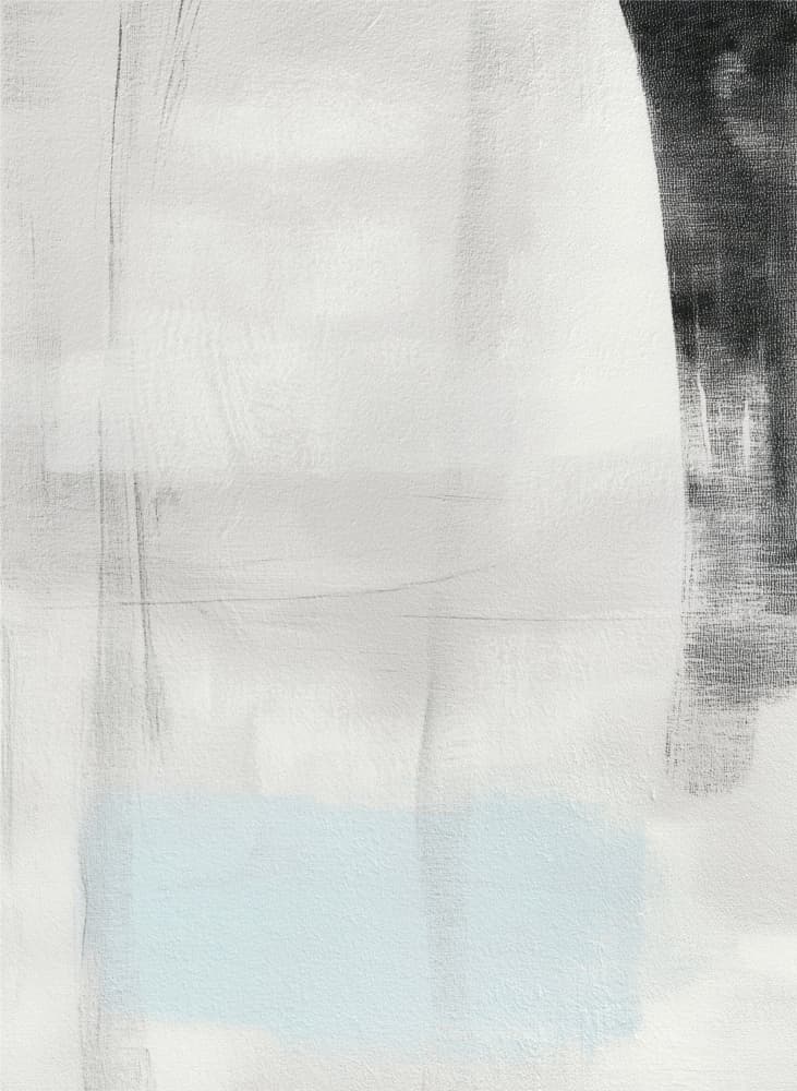 Blue Block Abstract by Alma — canvas wall art