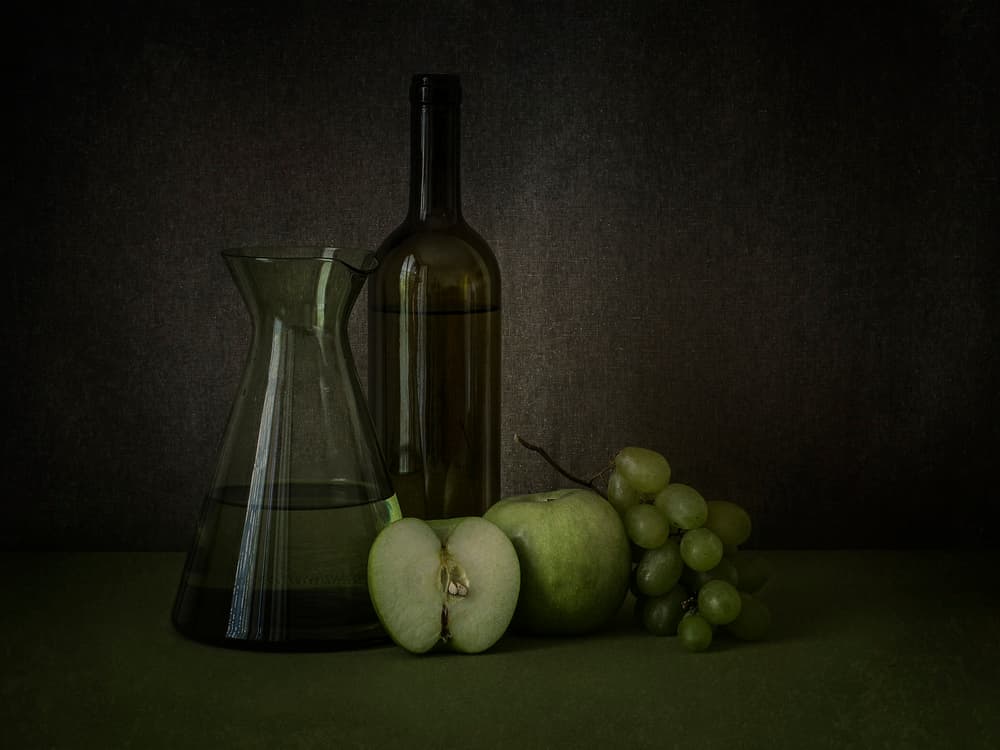 Moody Green Still Life by Lenka — canvas wall art