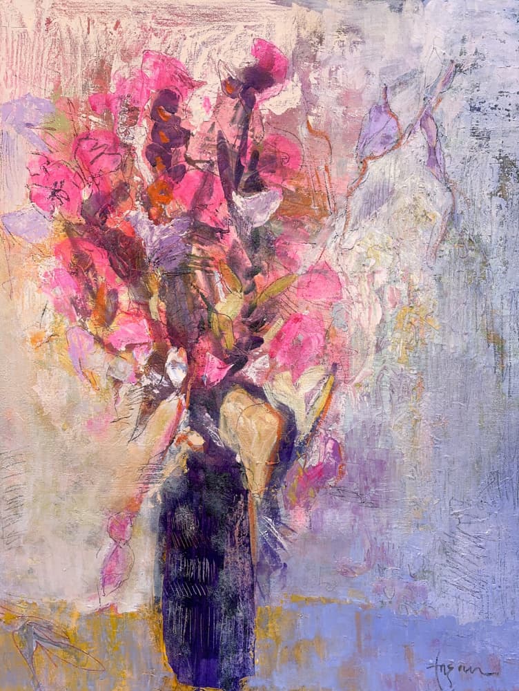 Bouquetheartsxv by Dorothy Fagan — canvas wall art