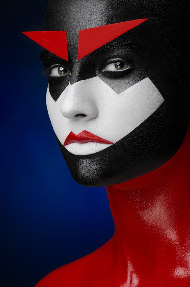 Dramatic Face Art by HIM — canvas wall art