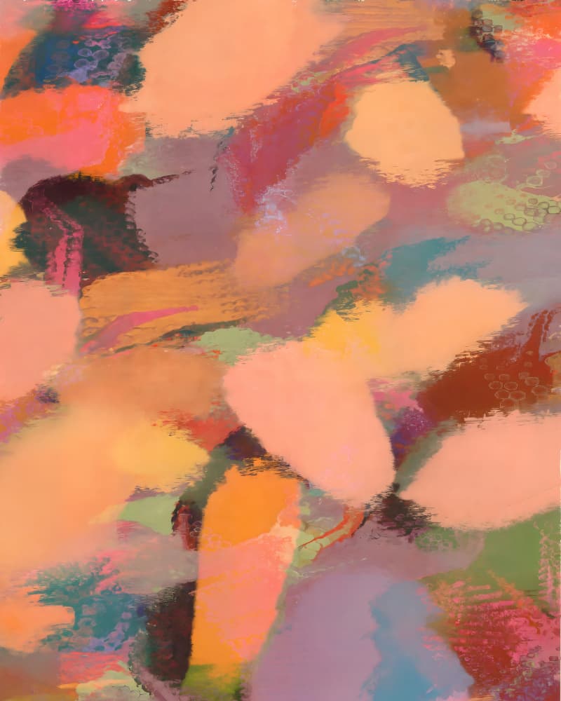 Dreamy Abstract Brushstrokes by Uma Gokhale — canvas wall art