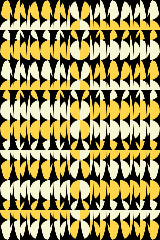 Dynamic Curved Pattern by Petr Strnad — canvas wall art