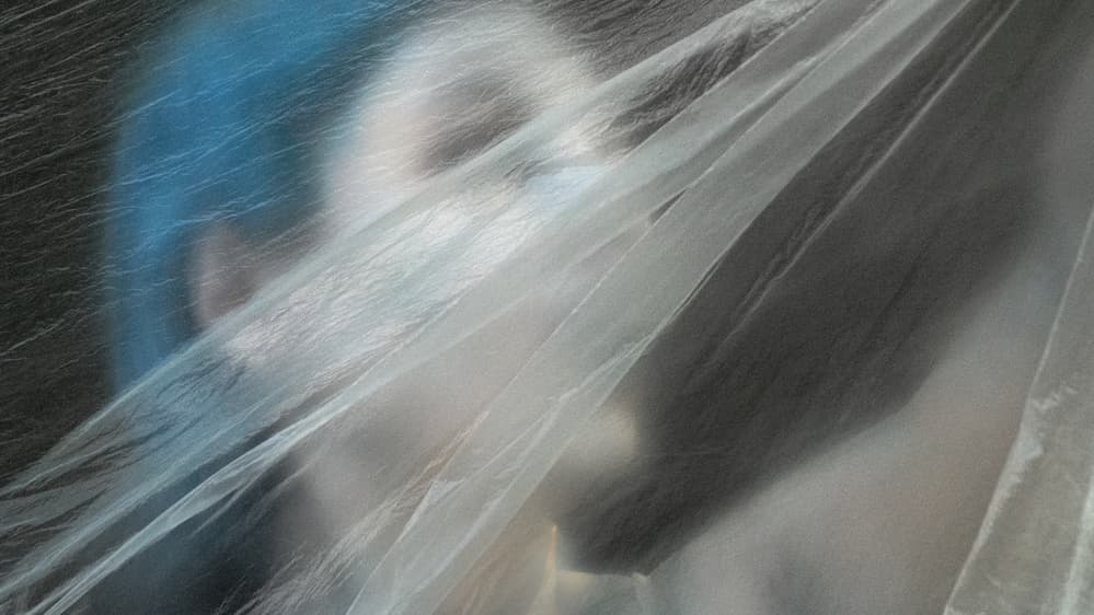 Mysterious Veiled Figure by Lus Joosten — canvas wall art