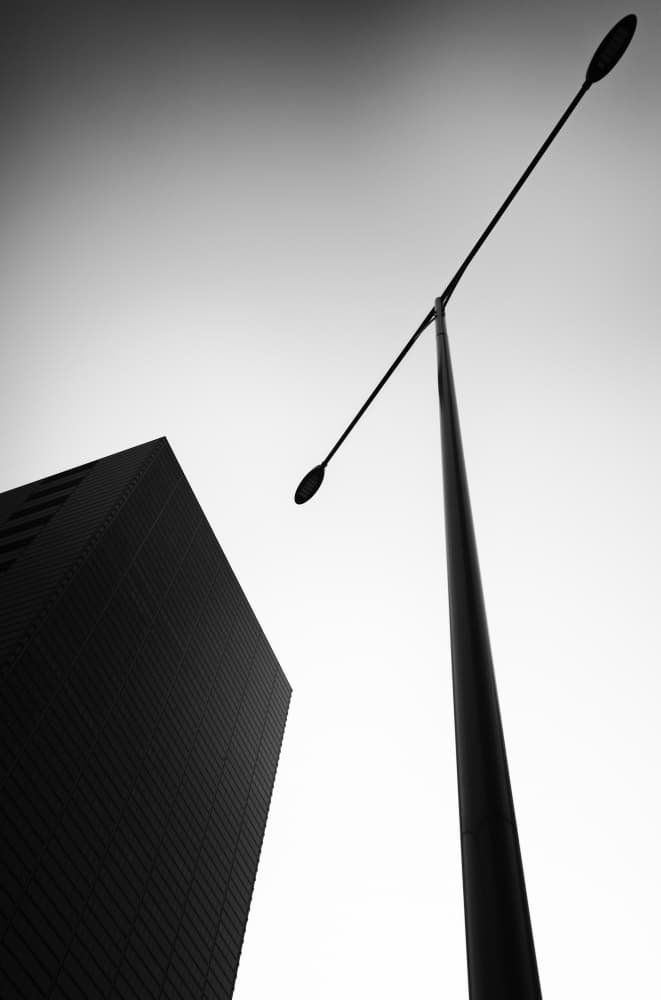 Modern City Lines by Swen MUN — canvas wall art