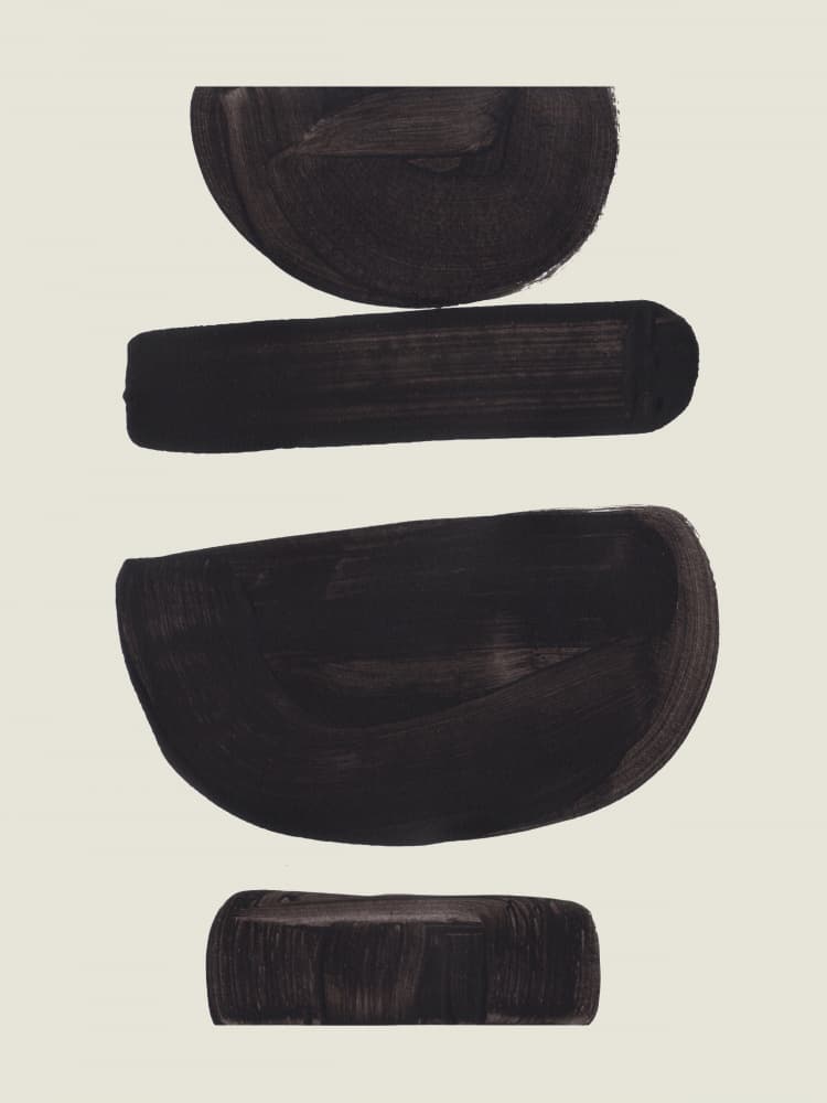 Modern Abstract Balance by Ejaaz Haniff — canvas wall art