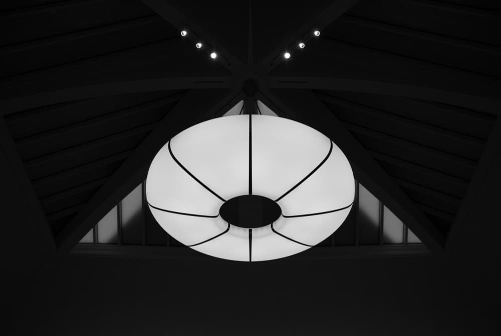 Modern Ceiling Chandelier by Jacqueline Hammer — canvas wall art