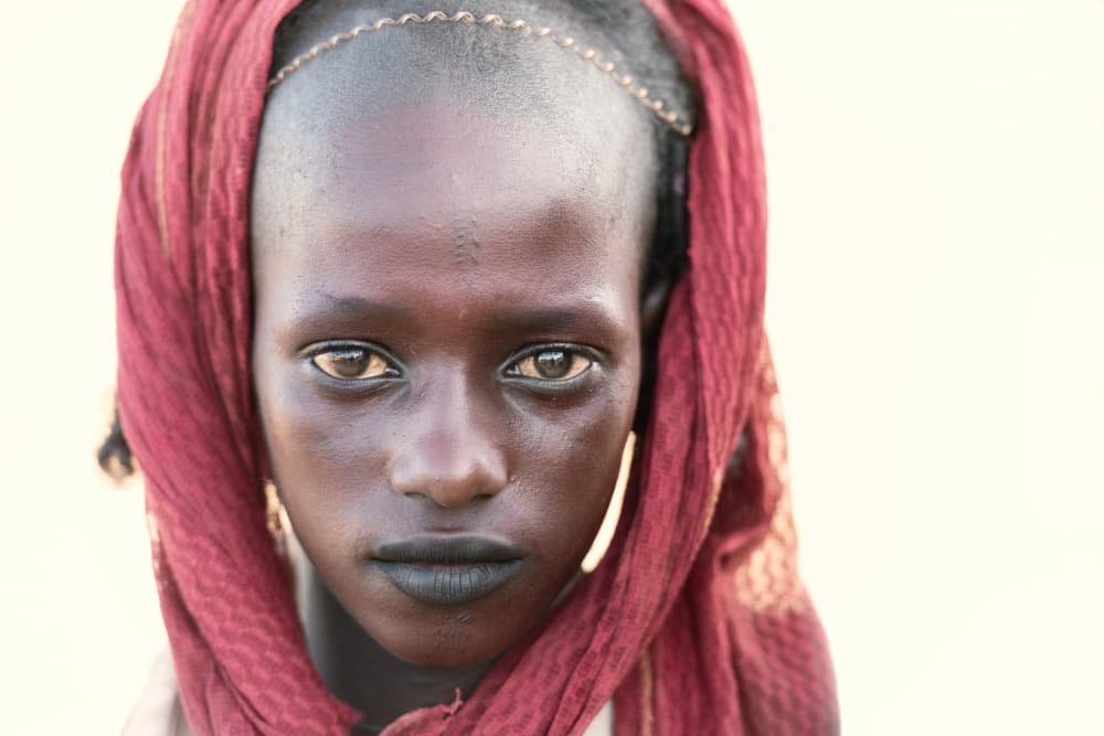 African Woman Portrait by Trevor Cole — canvas wall art