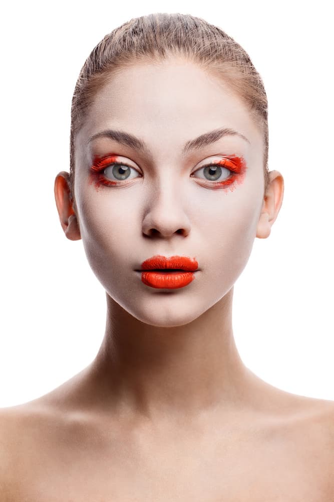 Striking Beauty Makeup by Alexandr Sutula — canvas wall art