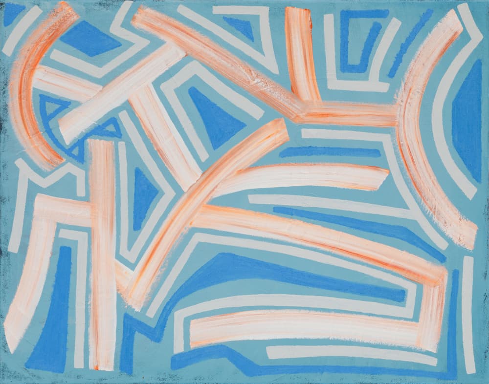 Fluid Geometric Pattern by dirk kruithof — canvas wall art