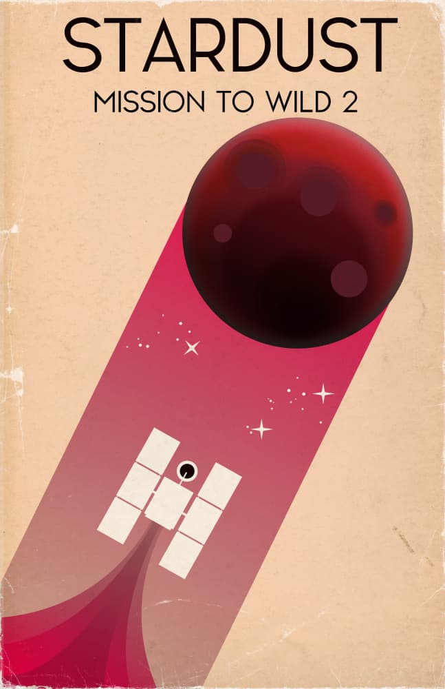 Retro Space Mission by Nicholas — canvas wall art