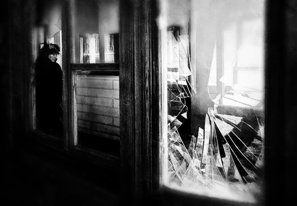 Gazing Through Broken Glass by Samanta Krivec — canvas wall art