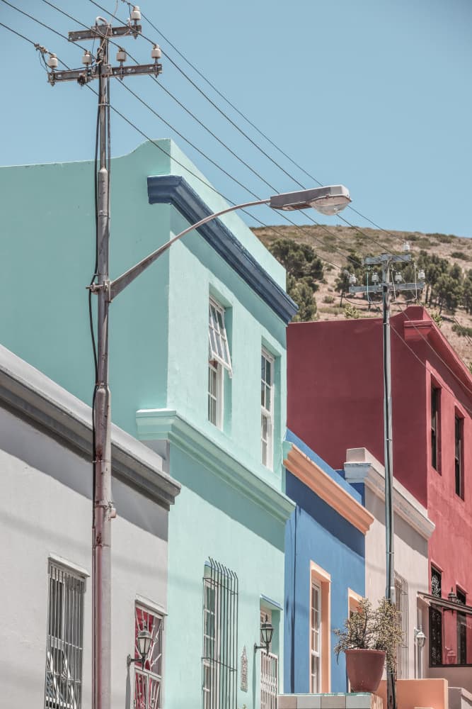 Colorful Facades by Shot by Clint — canvas wall art