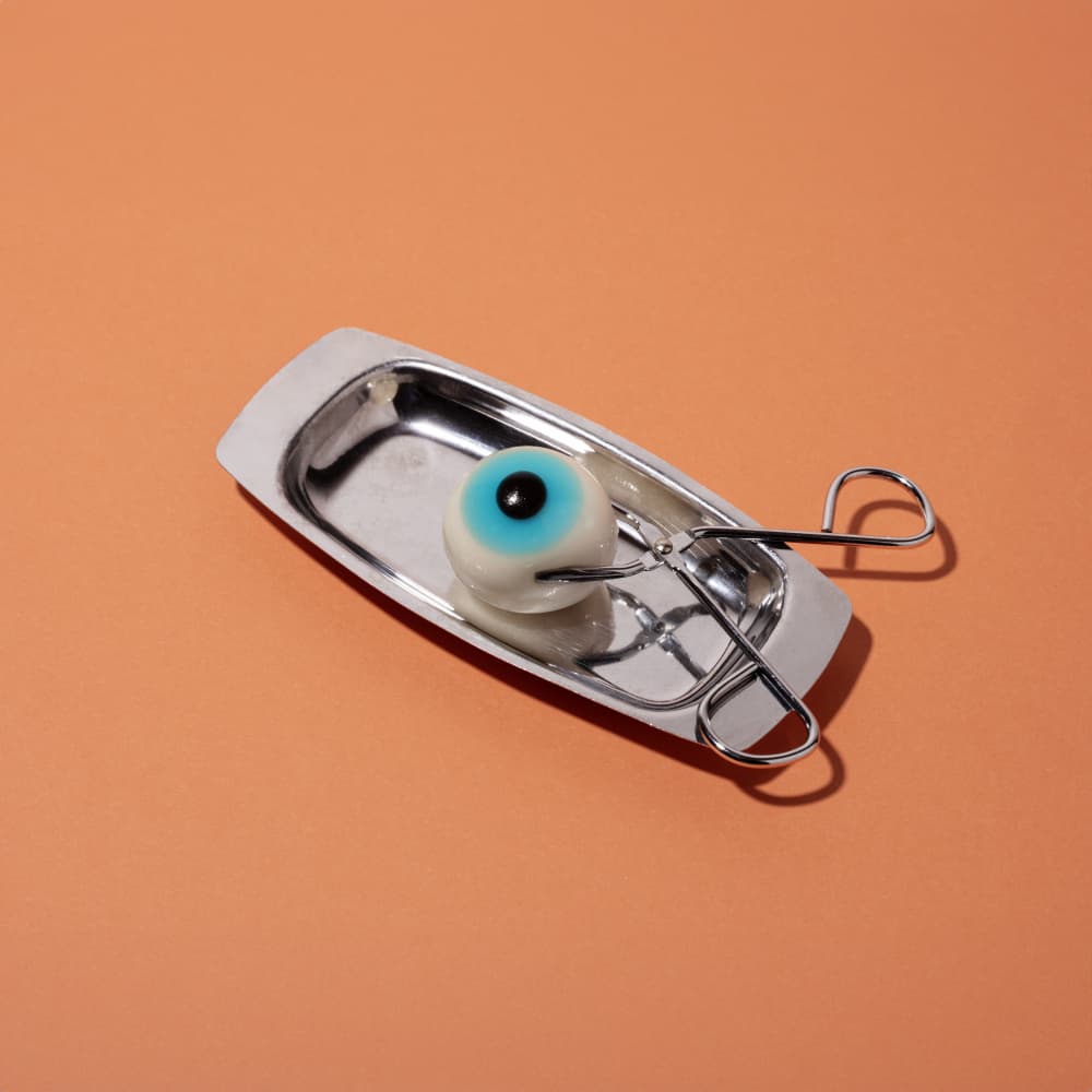 Spooky Eyeball Still Life by Julia Ramiro — canvas wall art