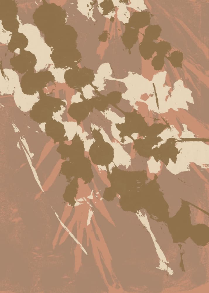 Muted Botanical Strokes by Dina Dankers — canvas wall art